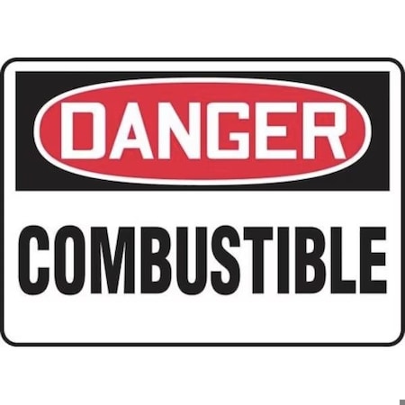 Accuform OSHA DANGER SAFETY SIGN COMBUSTIBLE MCHL103XP MCHL103XP